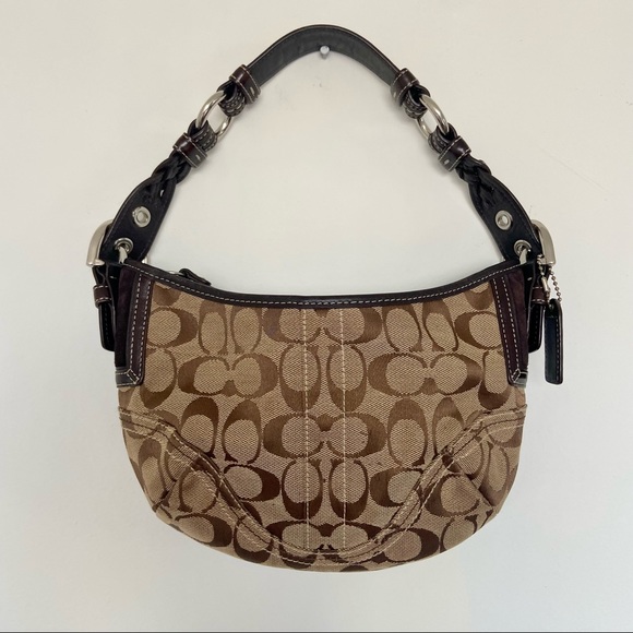 Coach Signature Hobo Shoulder Bag - Picture 4 of 6